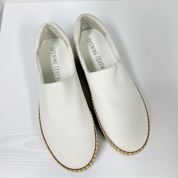 Opening Ceremony | CiCi Platform Slip-on Woven White - Picture 3 of 7